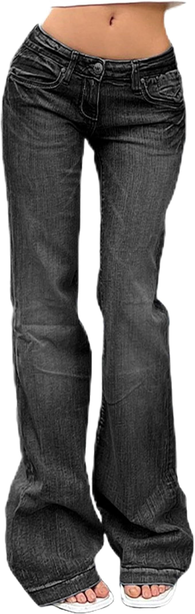 Dame Bootcut-jeans med flexibel passform och hög midja Mirla-Eva Jonsson