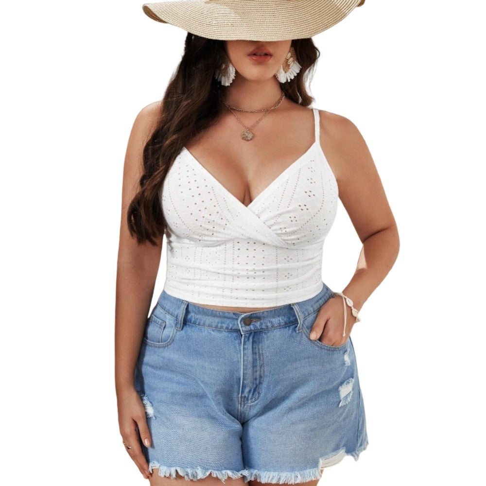 Dame Broderat Crop-Top Mirla-Eva Jonsson