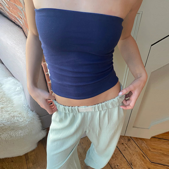 Dame Bustier-Oberteil mit feinen Streifen Mirla-Eva Jonsson