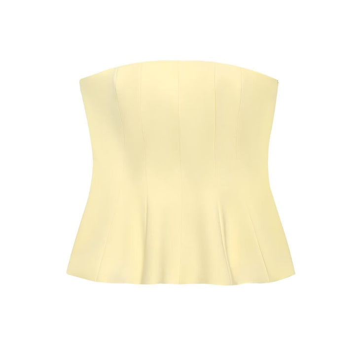 Dame Bustier-top med figursydd snitt och elegant plissering Mirla-Eva Jonsson