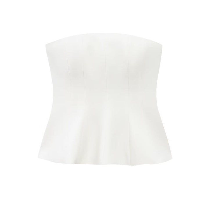 Dame Bustier-top med figursydd snitt och elegant plissering Mirla-Eva Jonsson