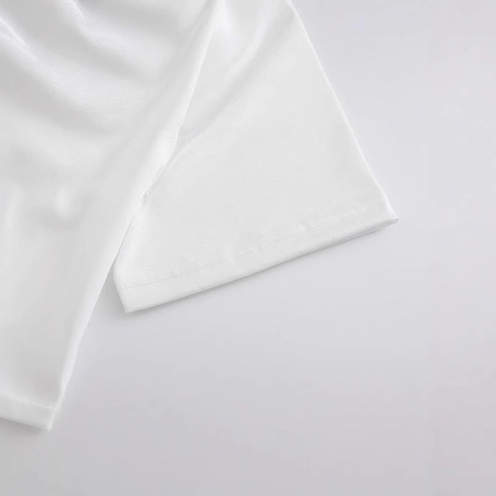 Dame Crop-T-Shirt med inspirerande text och avslappnad passform Mirla-Eva Jonsson