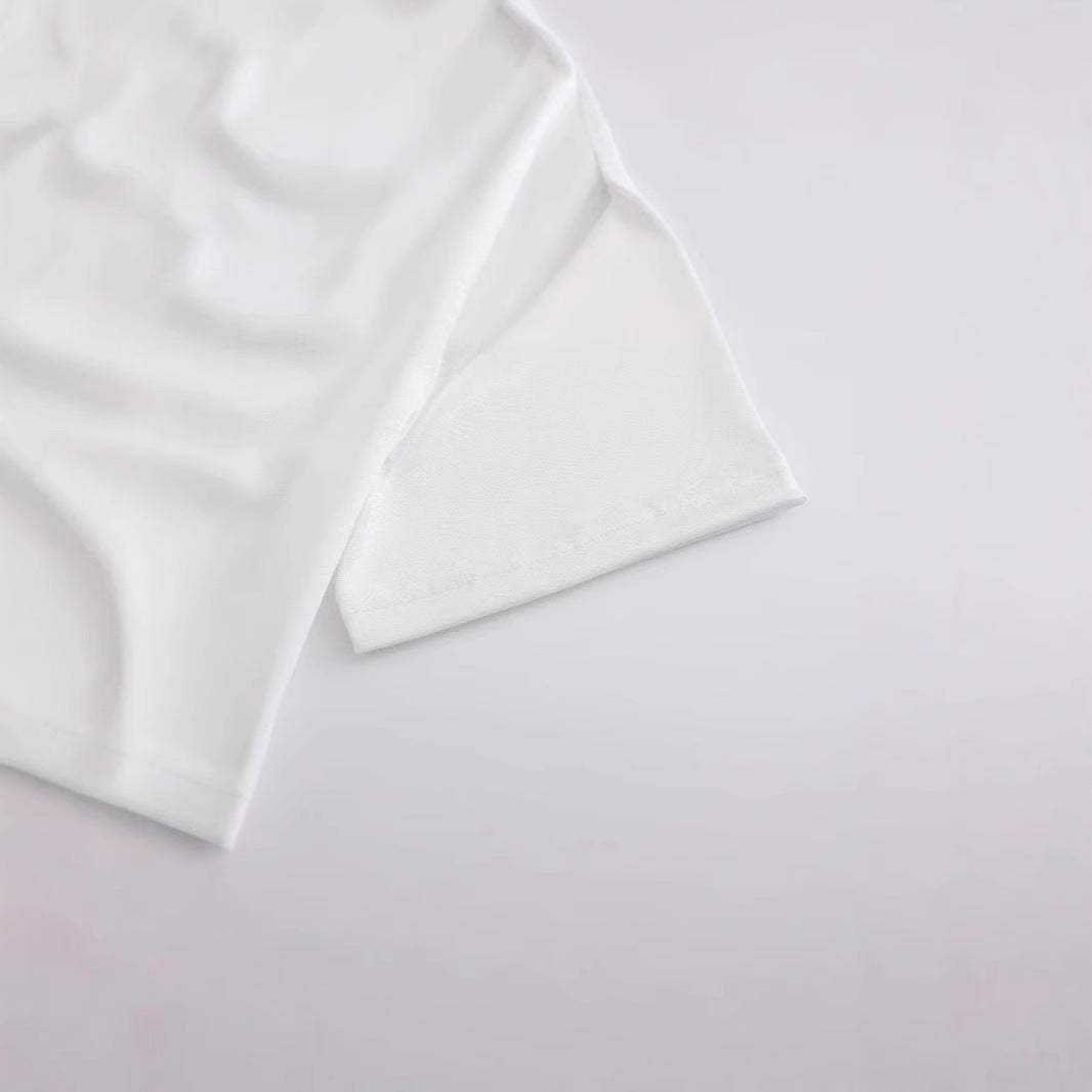 Dame Crop-T-Shirt med kreativt motiv och smal passform Mirla-Eva Jonsson