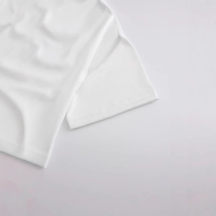 Dame Crop-T-Shirt med kreativt motiv och smal passform Mirla-Eva Jonsson