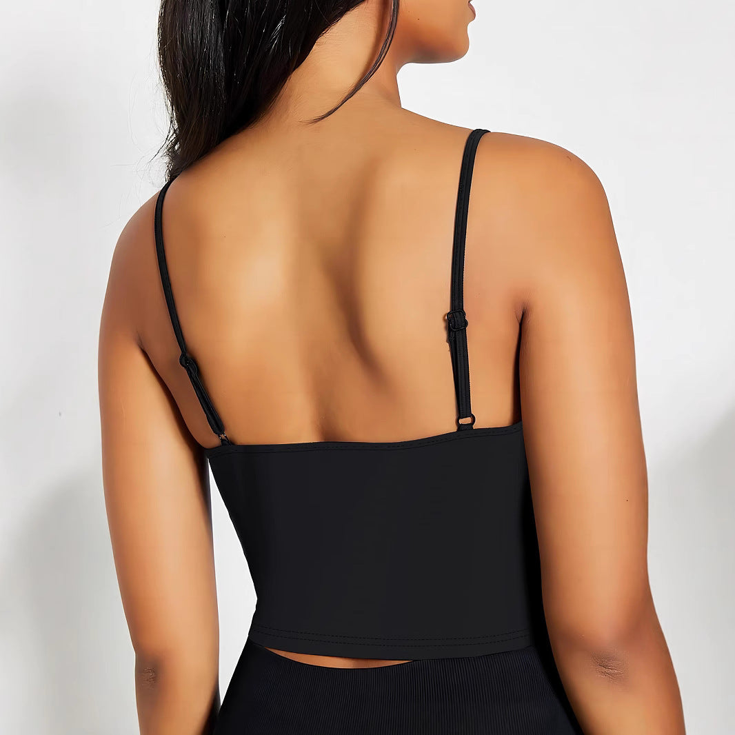 Dame Crop-Top med kreativt hjerte-design Mirla-Eva Jonsson