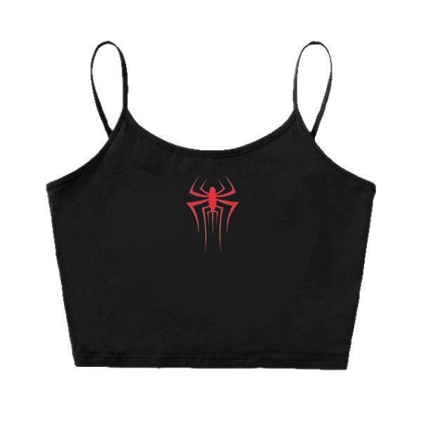 Dame Crop-Top med kreativt hjerte-design Mirla-Eva Jonsson