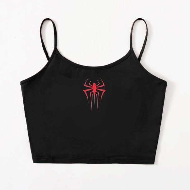 Dame Crop-Top med kreativt hjerte-design Mirla-Eva Jonsson
