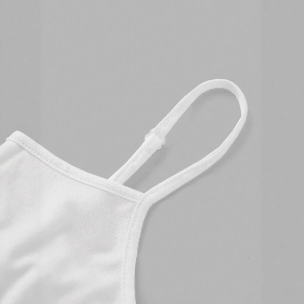 Dame Crop Top med kreativt kortspelmotiv Mirla-Eva Jonsson