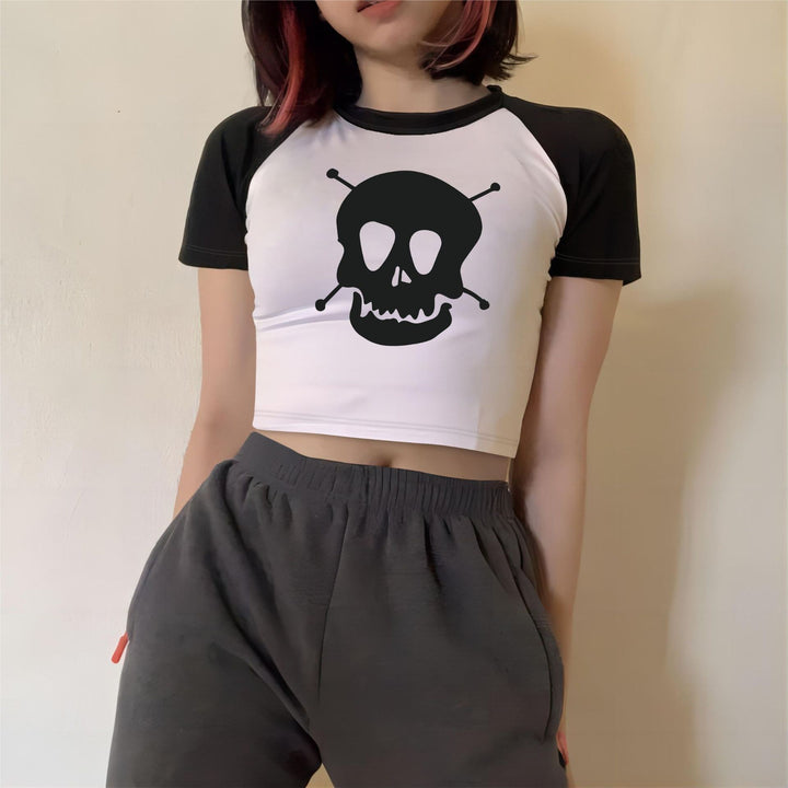 Dame Crop-Top med motiverande text och avslappnad passform Mirla-Eva Jonsson