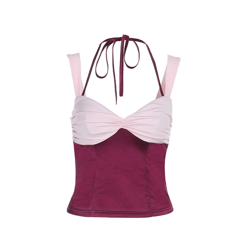 Dame Crop Top med off-shoulder design och raffinerade volangdetaljer Mirla-Eva Jonsson
