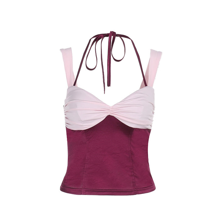 Dame Crop Top med off-shoulder design och raffinerade volangdetaljer Mirla-Eva Jonsson