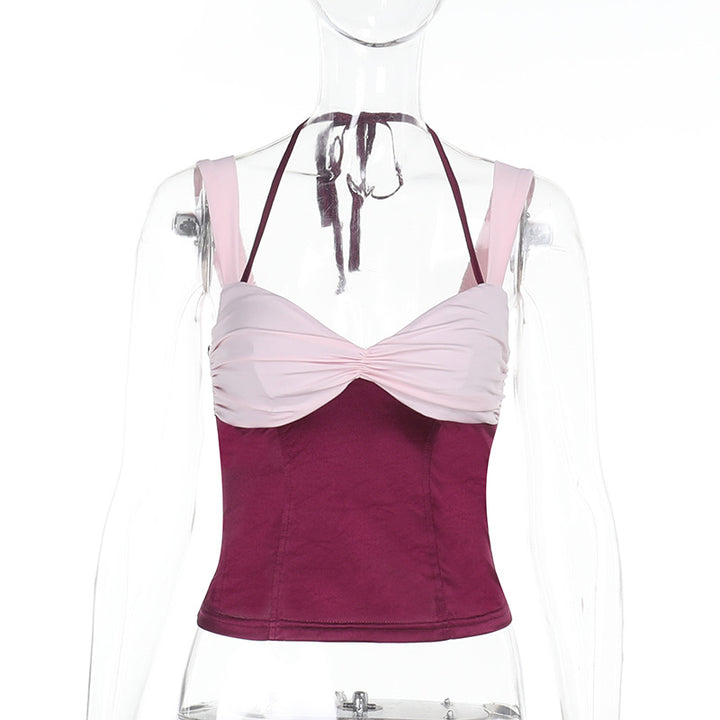 Dame Crop Top med off-shoulder design och raffinerade volangdetaljer Mirla-Eva Jonsson