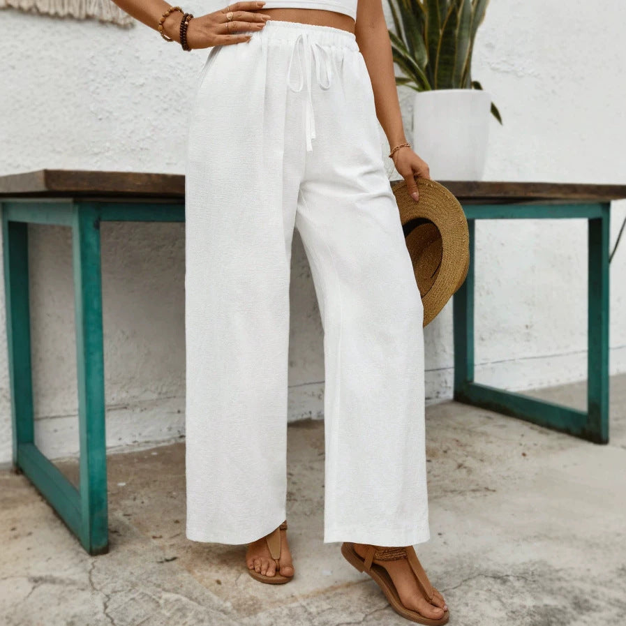 Dame Culotte Jumpsuit med elastisk midja och breda ben Mirla-Eva Jonsson