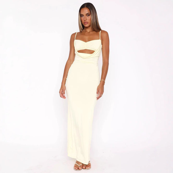 Dame Elegant Cut-Out Maxiklänning Mirla-Eva Jonsson