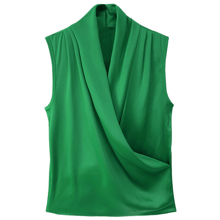 Dame Elegant Wrap Bluse Eva Jonsson-Eva Jonsson