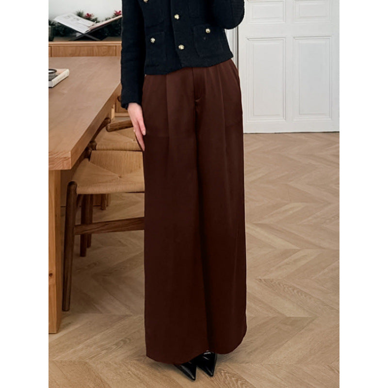 Dame Elegant vid byxa med hög midja och bekväm passform Mirla-Eva Jonsson