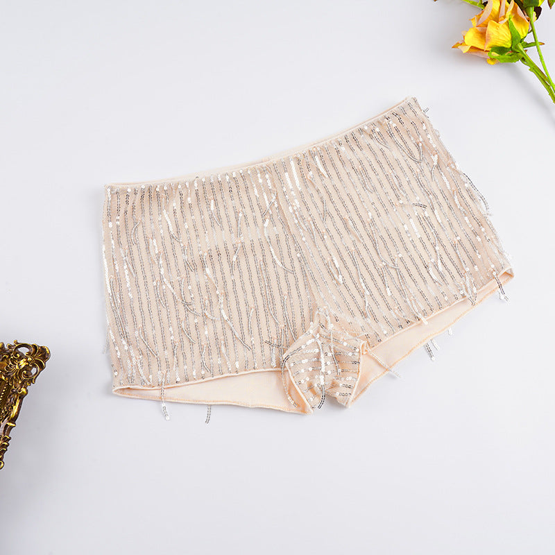 Dame Funktions-Hotpants med elegant strassdesign Mirla-Eva Jonsson
