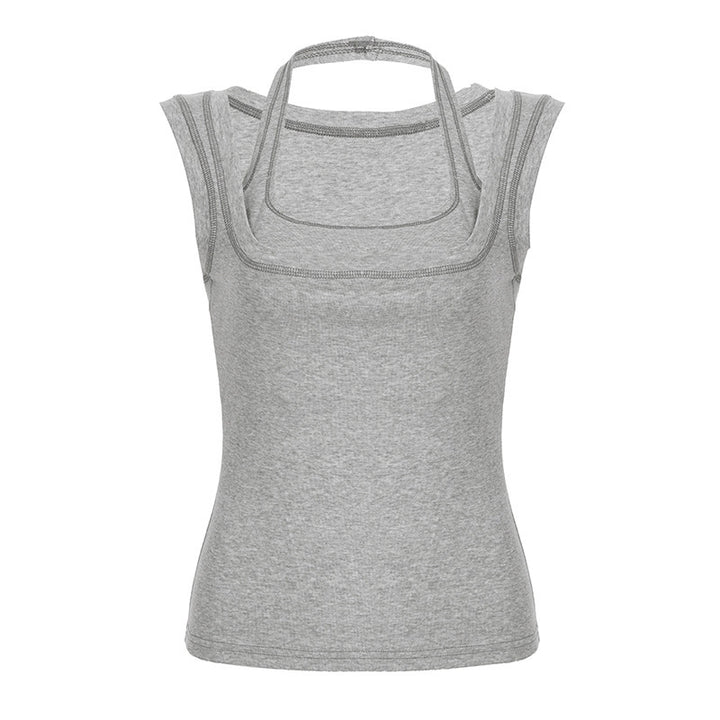 Dame Funktions-Tanktop med dubbelt bärsystem och andningsbart tyg Mirla-Eva Jonsson