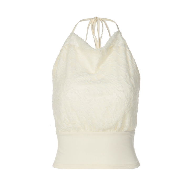 Dame Halter-Top med en sofistikerad tygblandning Mirla-Eva Jonsson
