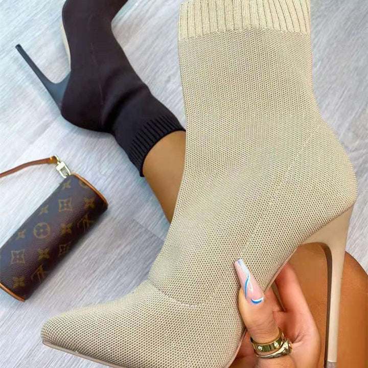 Dame High Heels med åtsittande striksålsdesign Mirla-Eva Jonsson