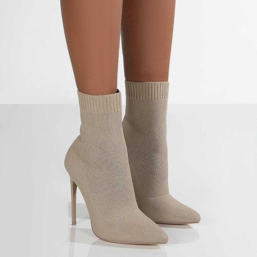 Dame High Heels med åtsittande striksålsdesign Mirla-Eva Jonsson