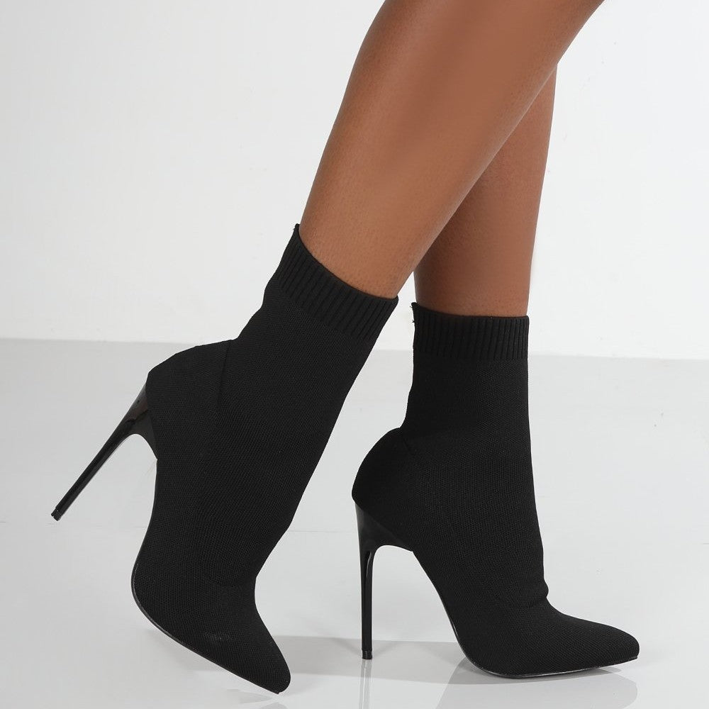 Dame High Heels med åtsittande striksålsdesign Mirla-Eva Jonsson