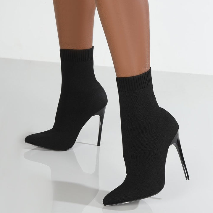 Dame High Heels med åtsittande striksålsdesign Mirla-Eva Jonsson
