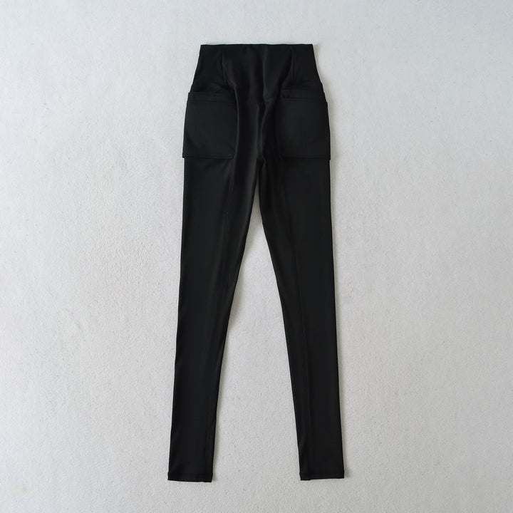 Dame High-Waist Leggings med elastisk komfortlinning Mirla-Eva Jonsson