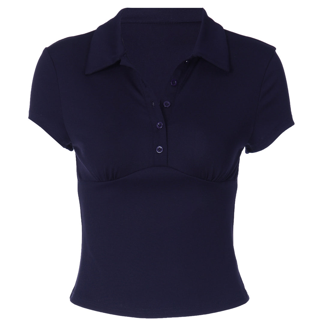 Dame Kortärmad Poloshirt med figursydd passform Mirla-Eva Jonsson