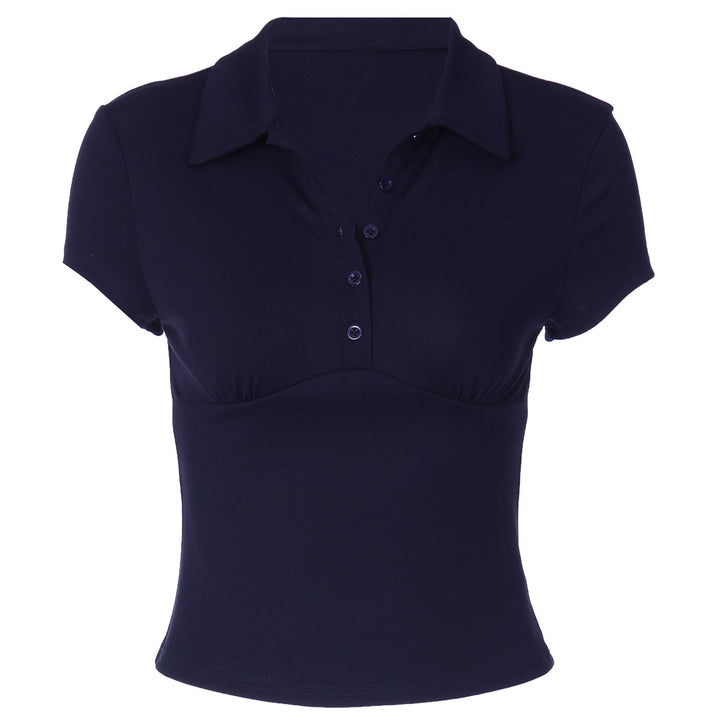 Dame Kortärmad Poloshirt med figursydd passform Mirla-Eva Jonsson