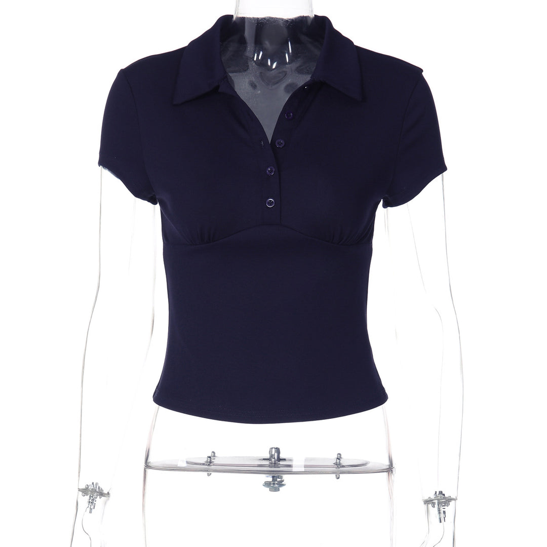 Dame Kortärmad Poloshirt med figursydd passform Mirla-Eva Jonsson