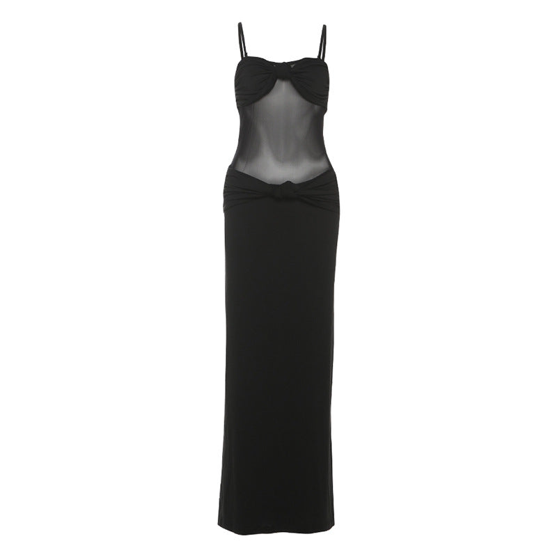 Dame Maxi Strandklänning med sofistikerad bustier-design och elastisk midja Mirla-Eva Jonsson