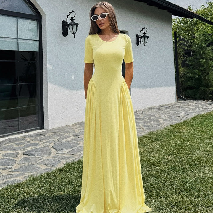 Dame Maxi-kjol med elegant snitt och sidofickor Mirla-Eva Jonsson