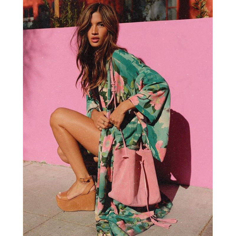 Dame Maxi-klänning i Boho-stil Mirla-Eva Jonsson