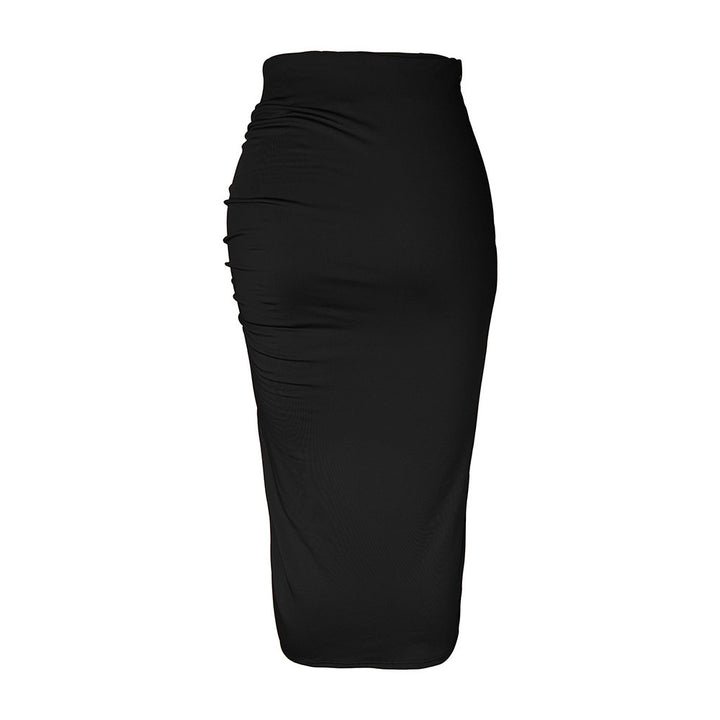 Dame Maxi-skirt with high slit and sophisticated ruffle design Mirla-Eva Jonsson