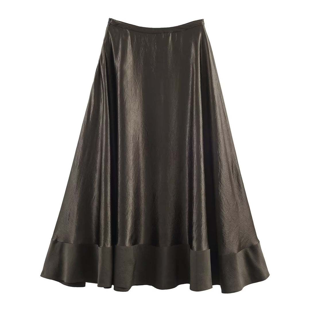 Dame Maxikjol med elegant fall och fint material Mirla-Eva Jonsson