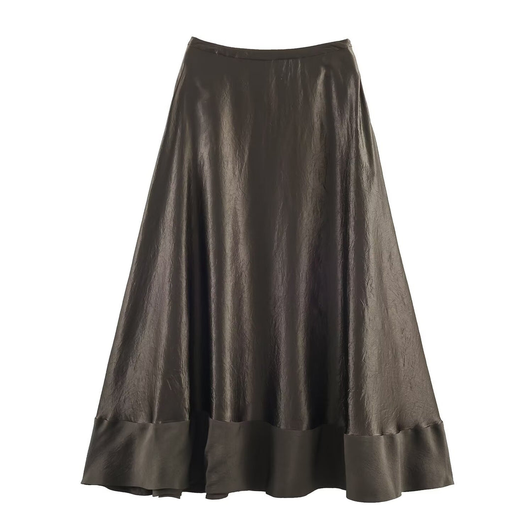 Dame Maxikjol med elegant fall och fint material Mirla-Eva Jonsson