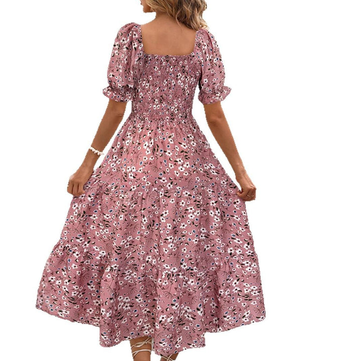 Dame Maxiklänning med blommönster Mirla-Eva Jonsson