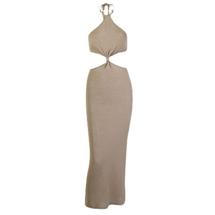 Dame Maxiklänning med cut-out design och elegant knutdetalj Mirla-Eva Jonsson