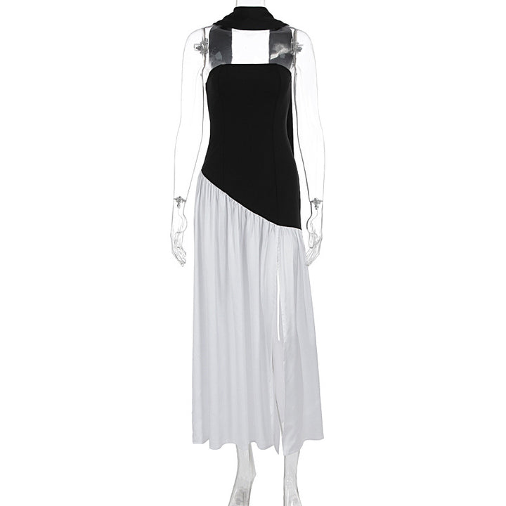 Dame Maxiklänning med elegant off-shoulder design och asymmetrisk skärning Mirla-Eva Jonsson