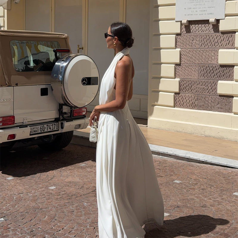 Dame Maxiklänning med elegant omslagslook Mirla-Eva Jonsson