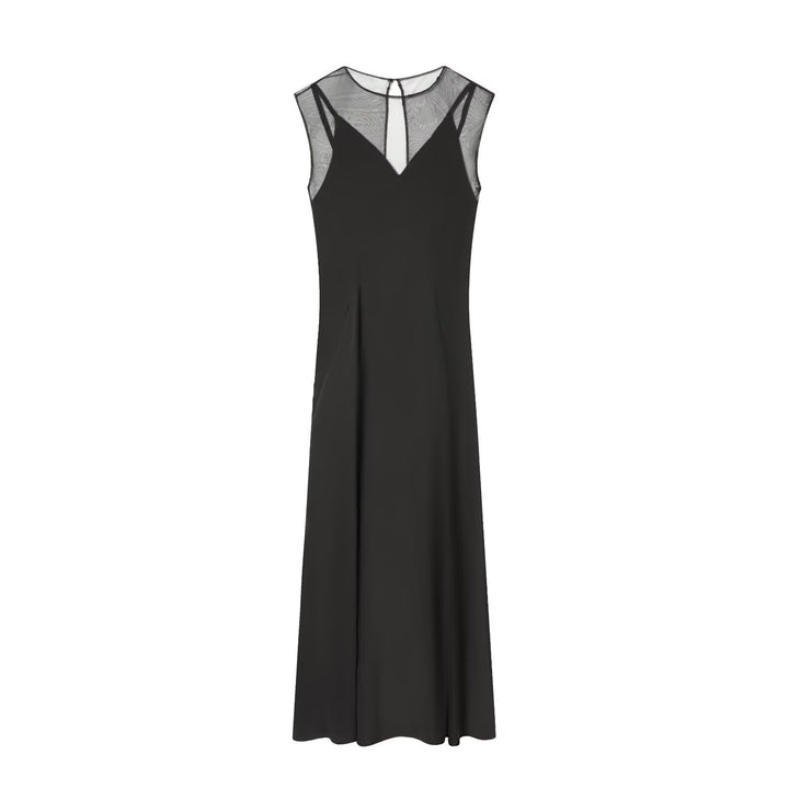 Dame Maxiklänning med elegant transparens Mirla-Eva Jonsson