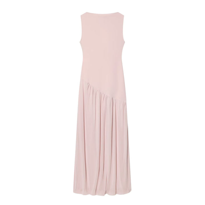 Dame Maxikleid mit elegantem Drapé und asymmetrischem Saum Mirla-Eva Jonsson