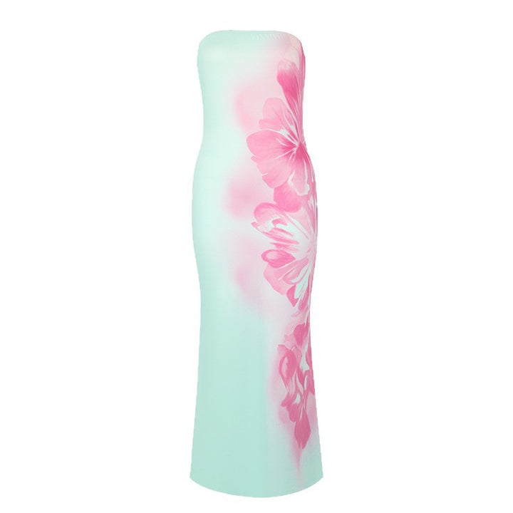 Dame Maxikleid mit floralem Design Mirla-Eva Jonsson