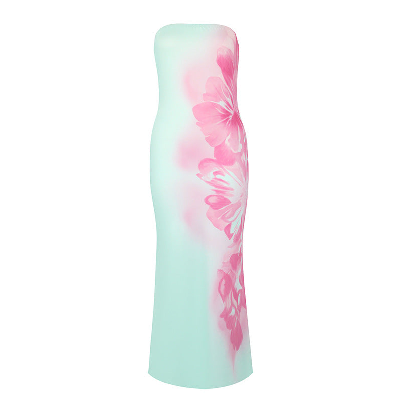 Dame Maxikleid mit floralem Design Mirla-Eva Jonsson