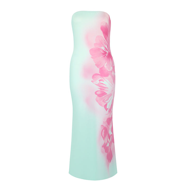 Dame Maxikleid mit floralem Design Mirla-Eva Jonsson