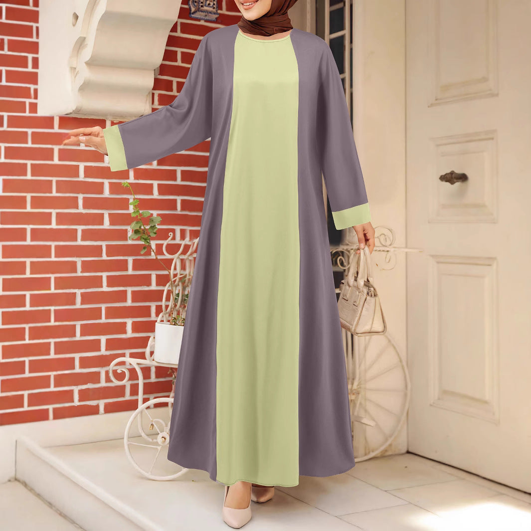 Dame Mode-Abaya med vida ärmar och minimalistiska färgaccenter Mirla-Eva Jonsson