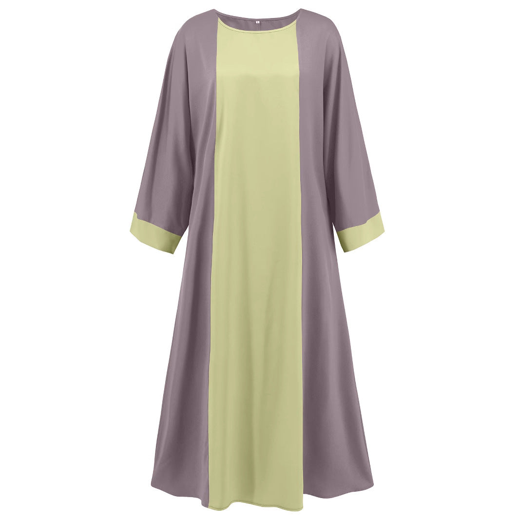 Dame Mode-Abaya med vida ärmar och minimalistiska färgaccenter Mirla-Eva Jonsson