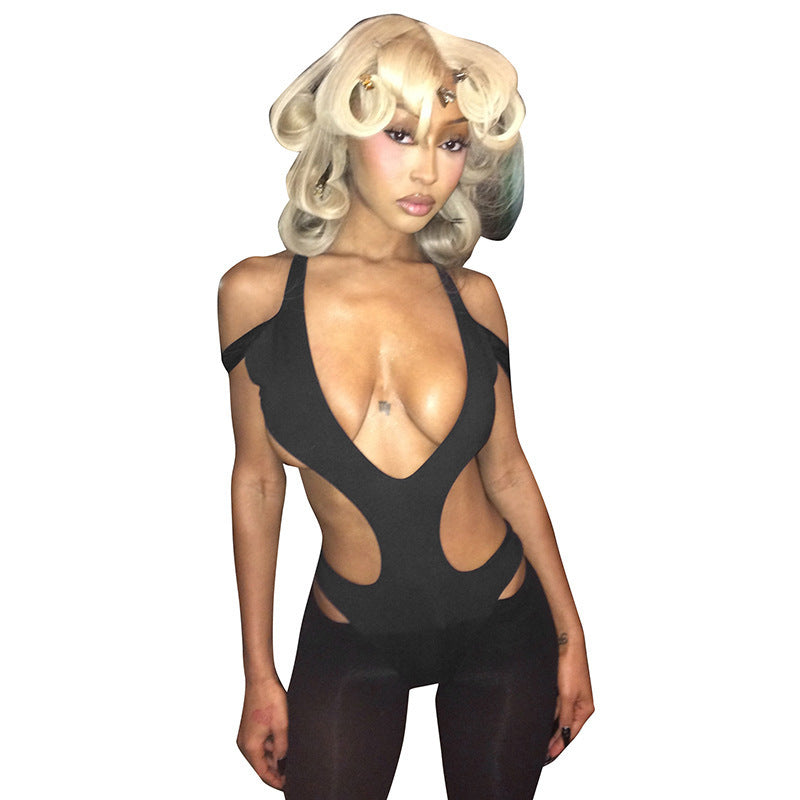 Dame Off-Shoulder Body med Cut-Out-detaljer Mirla-Eva Jonsson