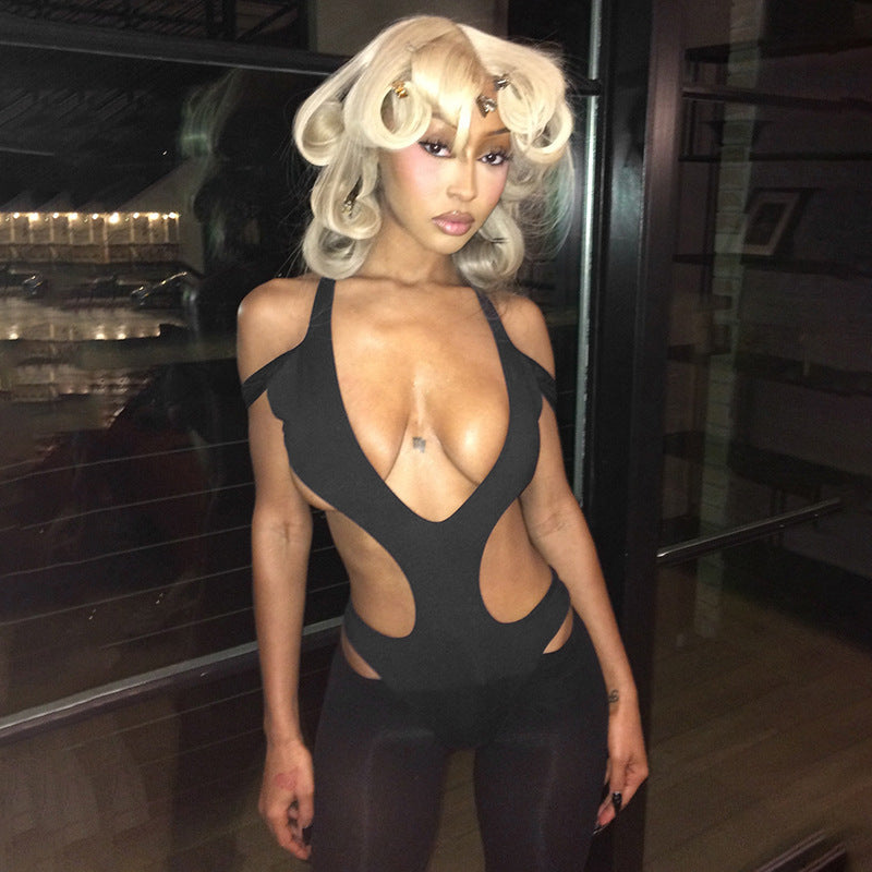 Dame Off-Shoulder Body med Cut-Out-detaljer Mirla-Eva Jonsson